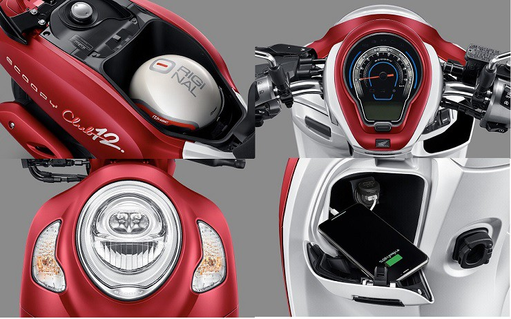 Các tiện ích của xe Honda Scoopy 2024