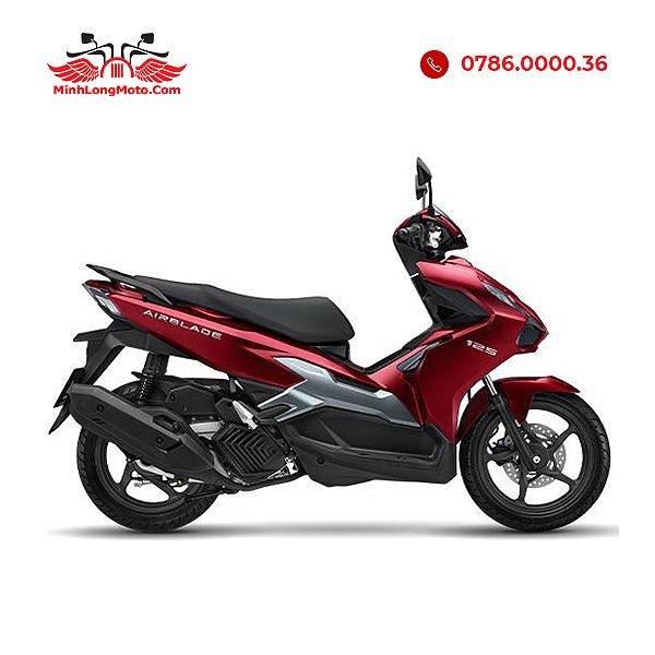 Air Blade 125 2025 tiêu chuẩn Đỏ Đen Bạc