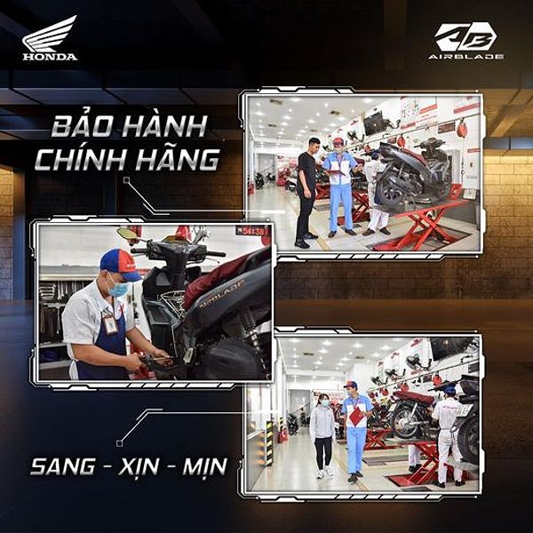 Bảo hành xe máy Honda