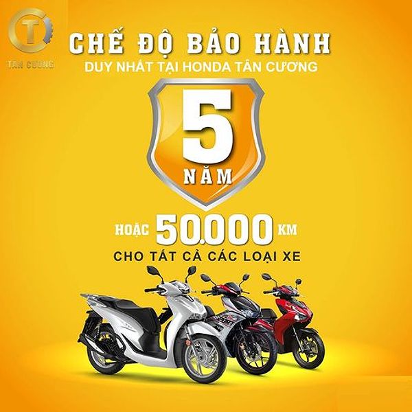 Bảo hành xe máy Honda tại HEAD