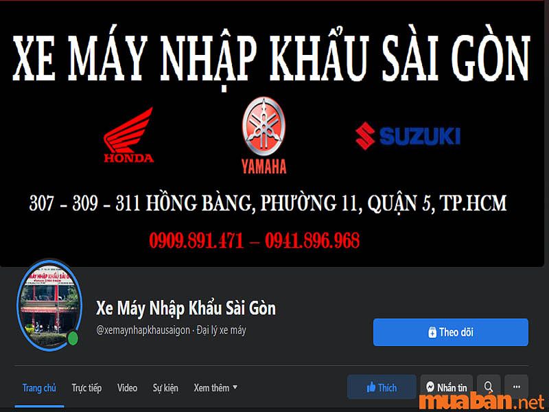 Cửa hàng xe máy nhập khẩu