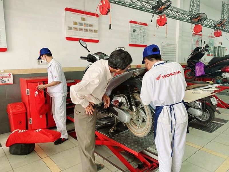 Kiểm tra định kỳ xe Honda