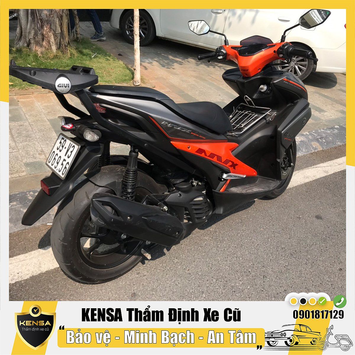 Kiểm tra ngoại hình xe Yamaha NVX