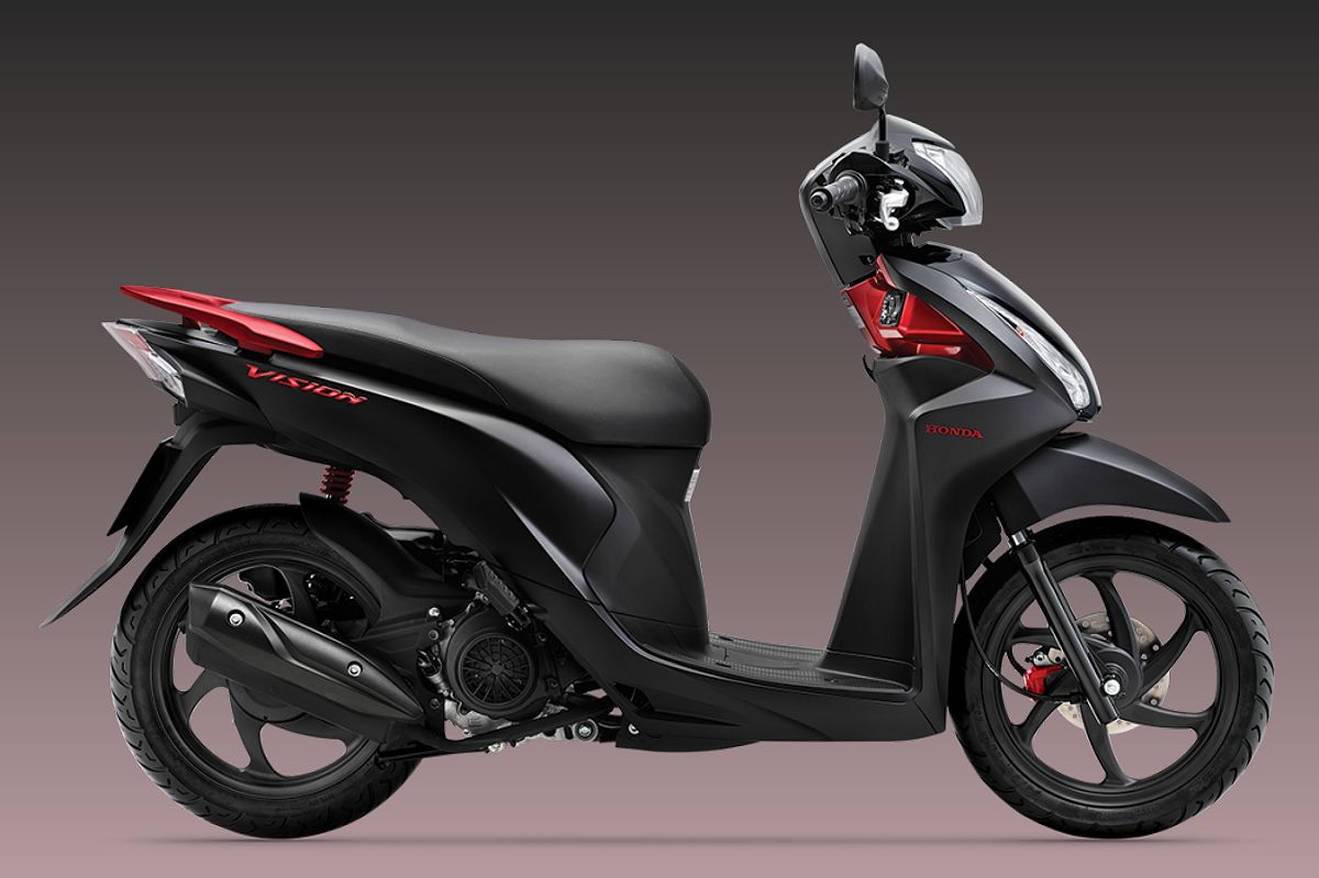 Kiểm tra ngoại thất xe Honda Vision 2015