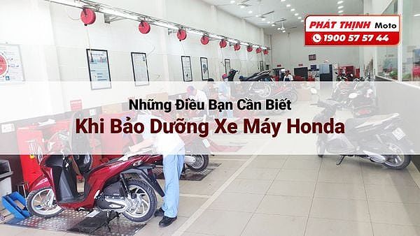 Những điều cần biết khi bảo dưỡng xe máy Honda