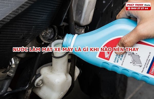 Nước làm mát xe máy là gì khi nào nên thay