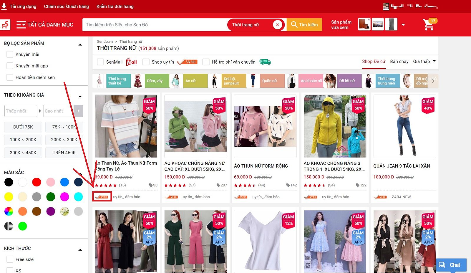 Shop bán hàng uy tín trên Sendo