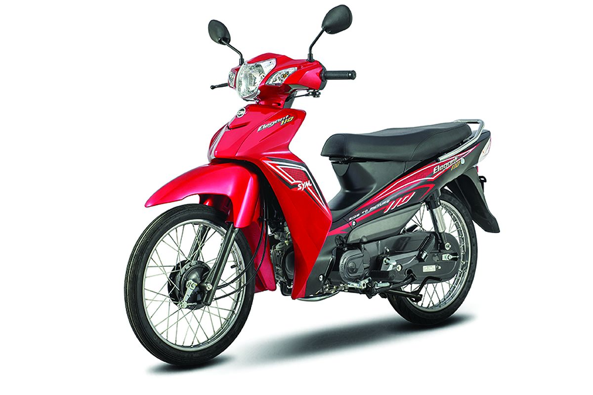 SYM Elegant 110 màu đỏ