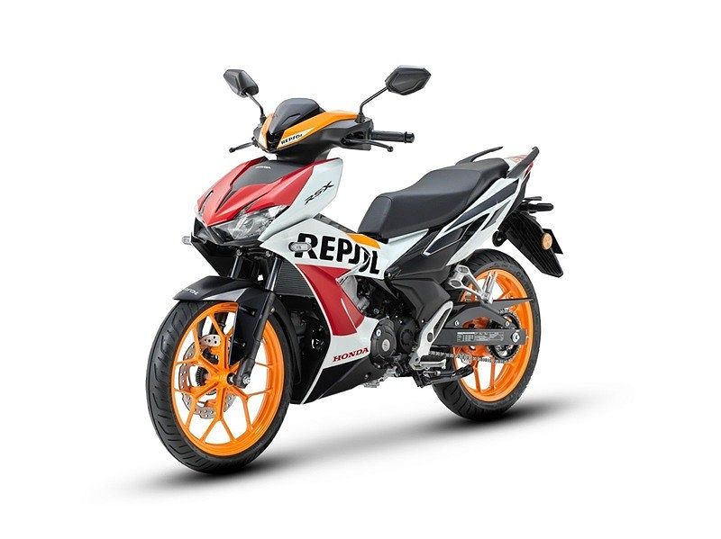 Thiết kế ngoại thất mạnh mẽ của Honda Winner Repsol