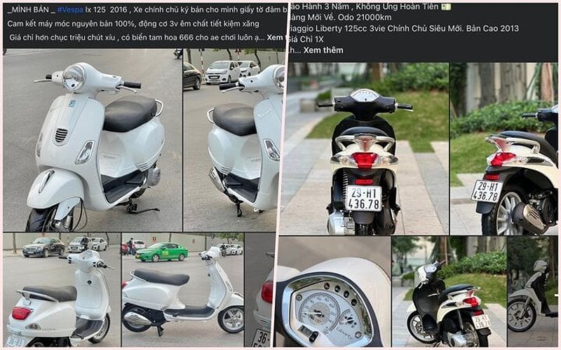 Vespa LX 125 cũ giá chỉ 15 triệu đồng