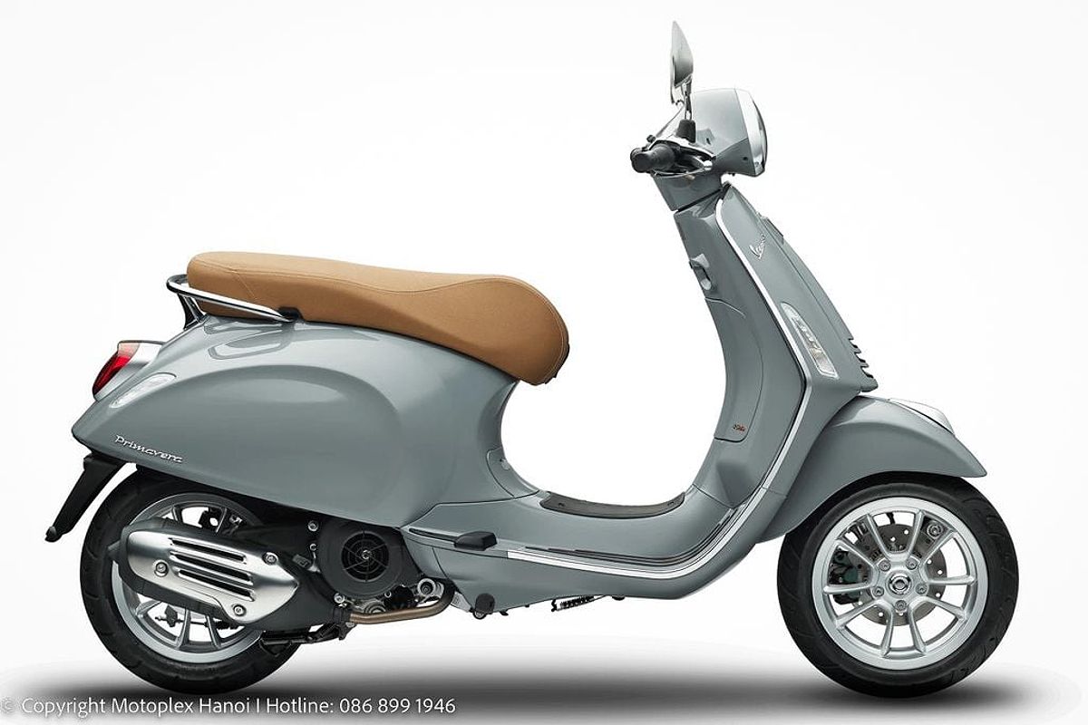 Vespa Primavera 125 - 2023 màu Xám - Grey Materia