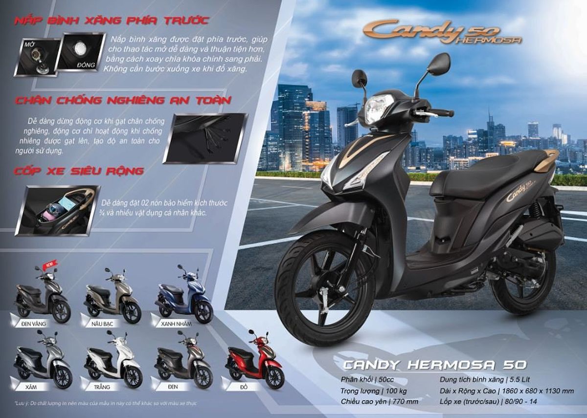 Xe ga 50cc Kymco Candy Hermosa