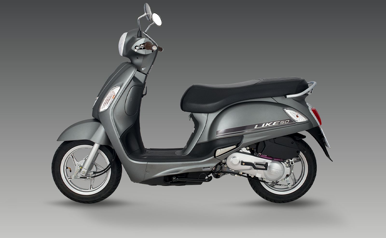 Xe Kymco Like 50cc màu xám hiện đại