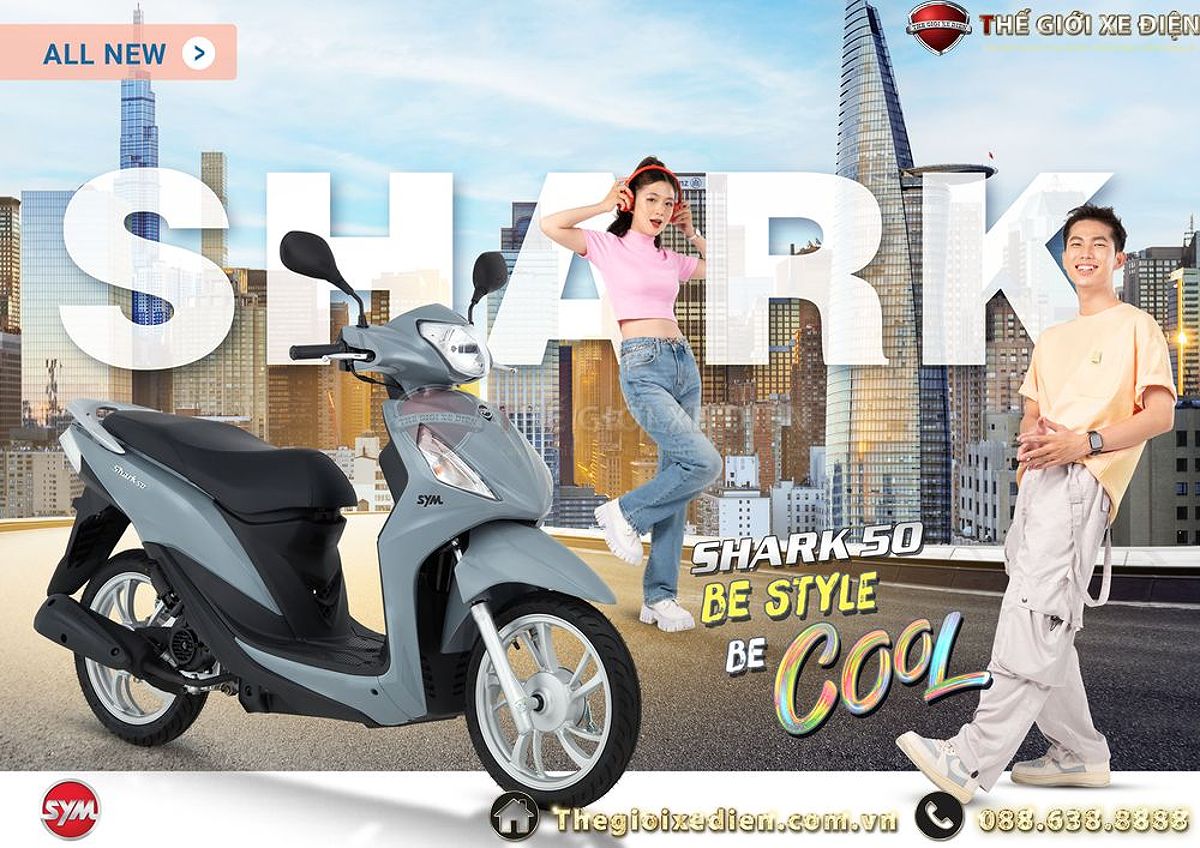 Xe máy 50cc hãng SYM