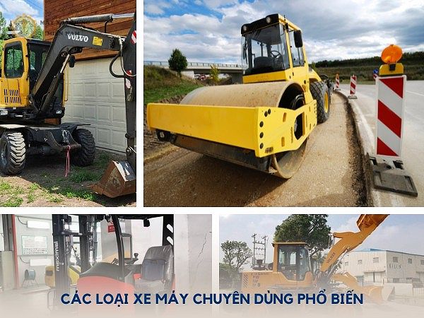 Xe máy chuyên dùng: Định nghĩa, phân loại và điều kiện tham gia giao thông 1